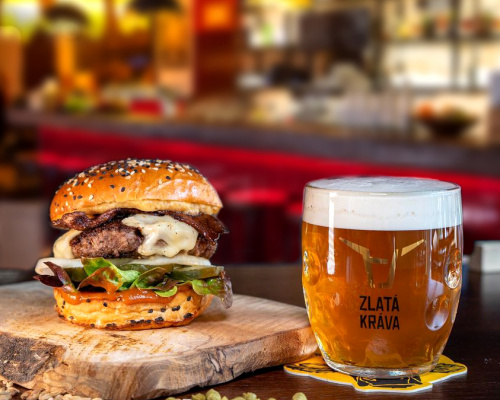 Beer burger Praha